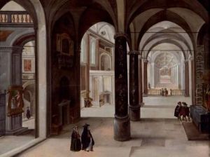 Interieur D'eglise Anime by Paul Juvenel