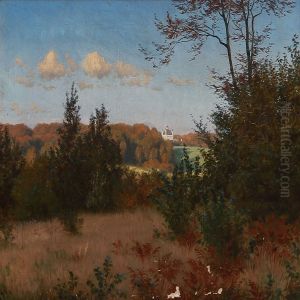 Summer Landscape Near Fredensborg, Denmark by Ludvig Kabell