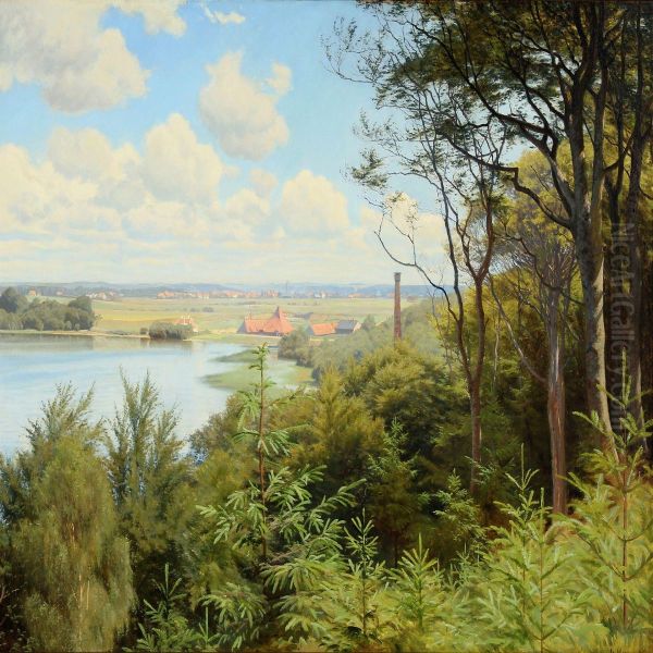 The Sanatorium Orneso, In The Background Silkeborg - view 1