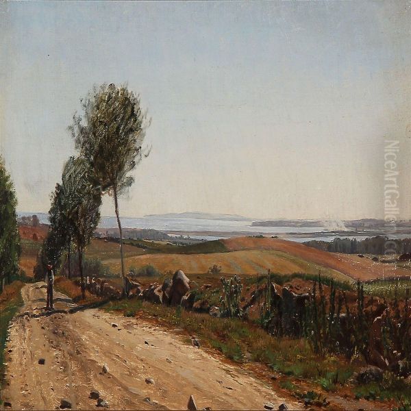 Summer Landscape With A View To A Fiord - view 1
