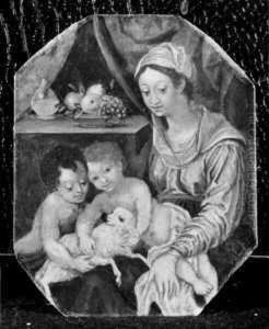 Verso Signiert Und Datiert: Mathias Kager/1606.