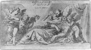 The Funeral Monument Of Saint Ulrich by Kager, Johann Matthias