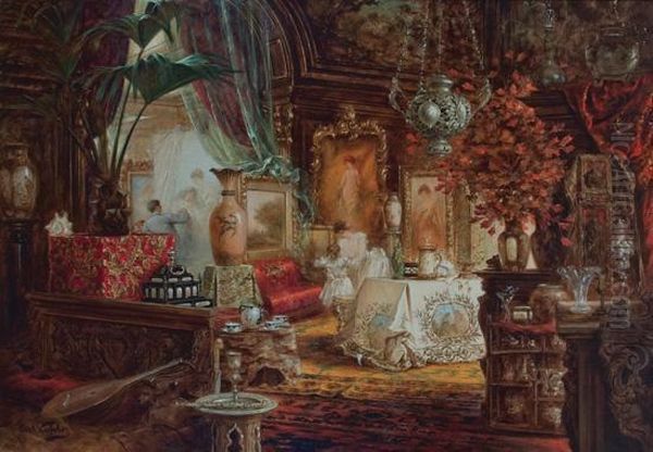 Artist In An Interior - view 1