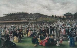 The Lawn At Flemington On Melbourne Cup Day