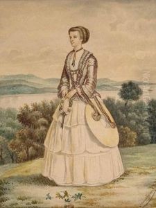 Kaiserin Elisabeth Von Osterreich by Eduard Kaiser
