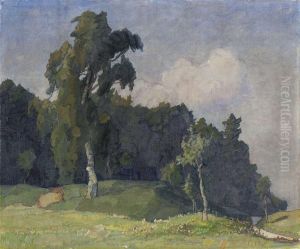 Sommerliche Waldlandschaft by Richard Kaiser