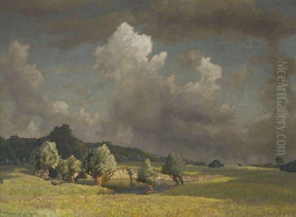 Weite Baumlandschaft Mit Teich - view 1