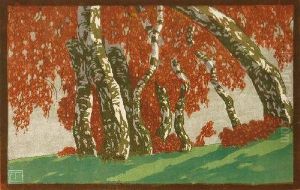 Birken Im Herbst by Carl Kaiser-Herbst