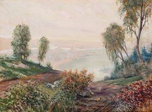 Herbststimmung Mit Hunden Und Fasanen