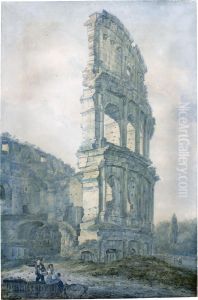View Of The Colosseum by Franz Keiserman
