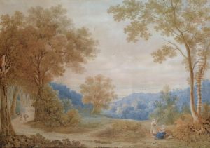A: View Of Rome At Sunset From Frascati by Franz Keiserman