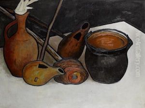 Imeretian Still Life by David Kakabadze