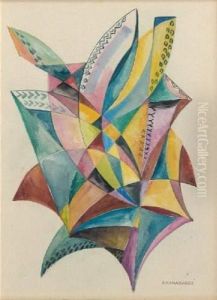 Composition by David Kakabadze