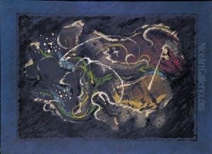 Abstract Composition by David Kakabadze