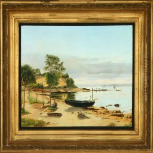 Coastal Scenery by Isidor Kalckar