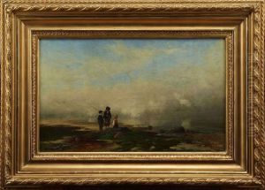 Strandbild Med Barn by Anders Kallenberg
