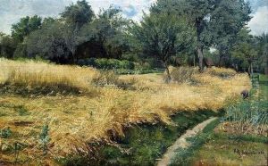 Oat Harvest by Friedrich Kallmorgen
