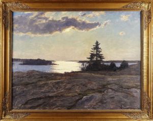 Skargardslandskap by Gottfrid Kallstenius