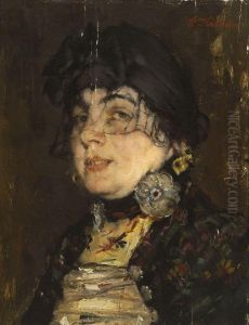 Junge Dachauer Bauerin by Peter Kalman