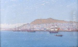 Black Sea Port by Grigory Odissevich Kalmykov