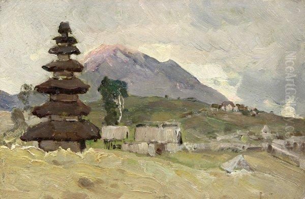 Pagoda In The Mountains - view 1