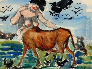 The Female Centaur by Sergei Vassilievich Kaltsov