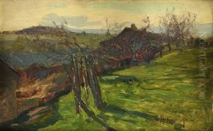 In An Orchard by Alois Kalvoda