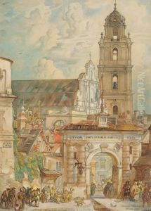 Vilnius Old Town by Juozas Kamarauskas