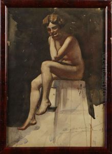 Modellstudie by Ivar Kamke