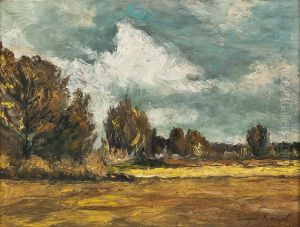 Herbstliche Landschaft by Eugen Kampf
