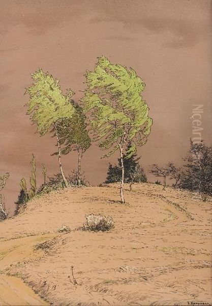 Landschaft Mit Birken - view 1
