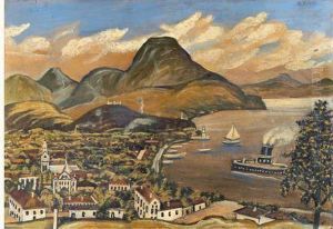 Paysage Avec Bateaux by John Kane