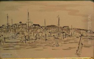 Harbor Scene by John Kane