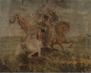 The Death Of Omoxesisixany Or Big Snake by Paul Kane