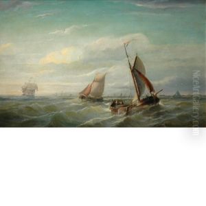 Marine Scene by Christiaan Cornelis Kannemans