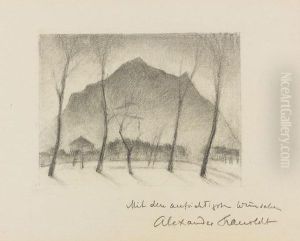 Bergblick by Alexander Kanoldt