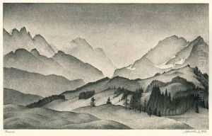 "bergwelt" by Alexander Kanoldt