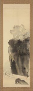 Monkeise On Top Of The Cliff by Hashimoto Kansetsu