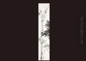 Wind Bamboo by Shimomura Kanzan