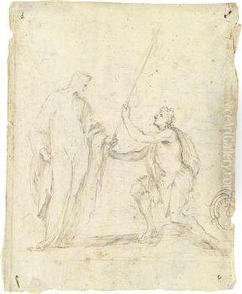 Jesus Ubergibt Dem Hl. Johannes Das Kreuz - view 1