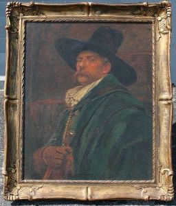 Portrait Of A Cavalier by Karl Kappes