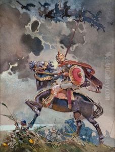 A Rider by Nikolai Nikolaevich Karazin