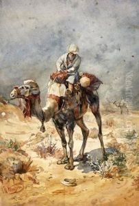 The Camel Riders by Nikolai Nikolaevich Karazin