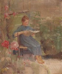 La Lecture Sous La Tonnelle by Adrien Karbowsky