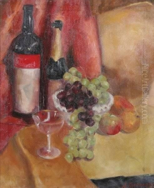Still Life With Fruit And Wine - view 1
