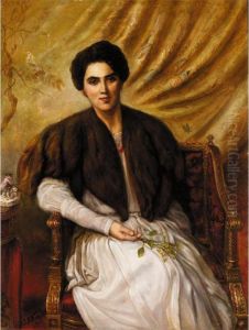 Portrait Of Chaliapin's Wife, Olga