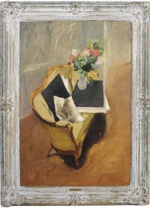 The Yellow Settee by Leon Karp