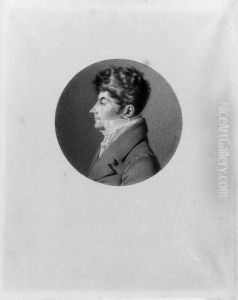 A Portrait Of Jean-phillipe Bronner, Half-length, In Profile To Theleft by Jean-Jacques Karpff (Casimir)