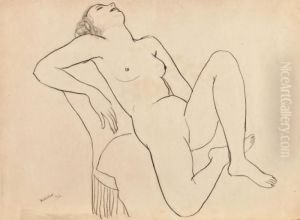 Nu Assis by Georges Kars