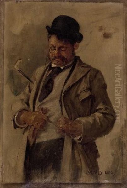 Man With A Walking-stick - view 1